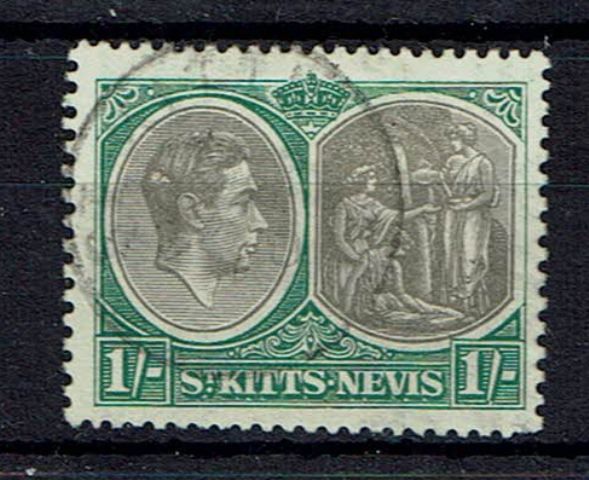 Image of St Kitts Nevis SG 75a FU British Commonwealth Stamp